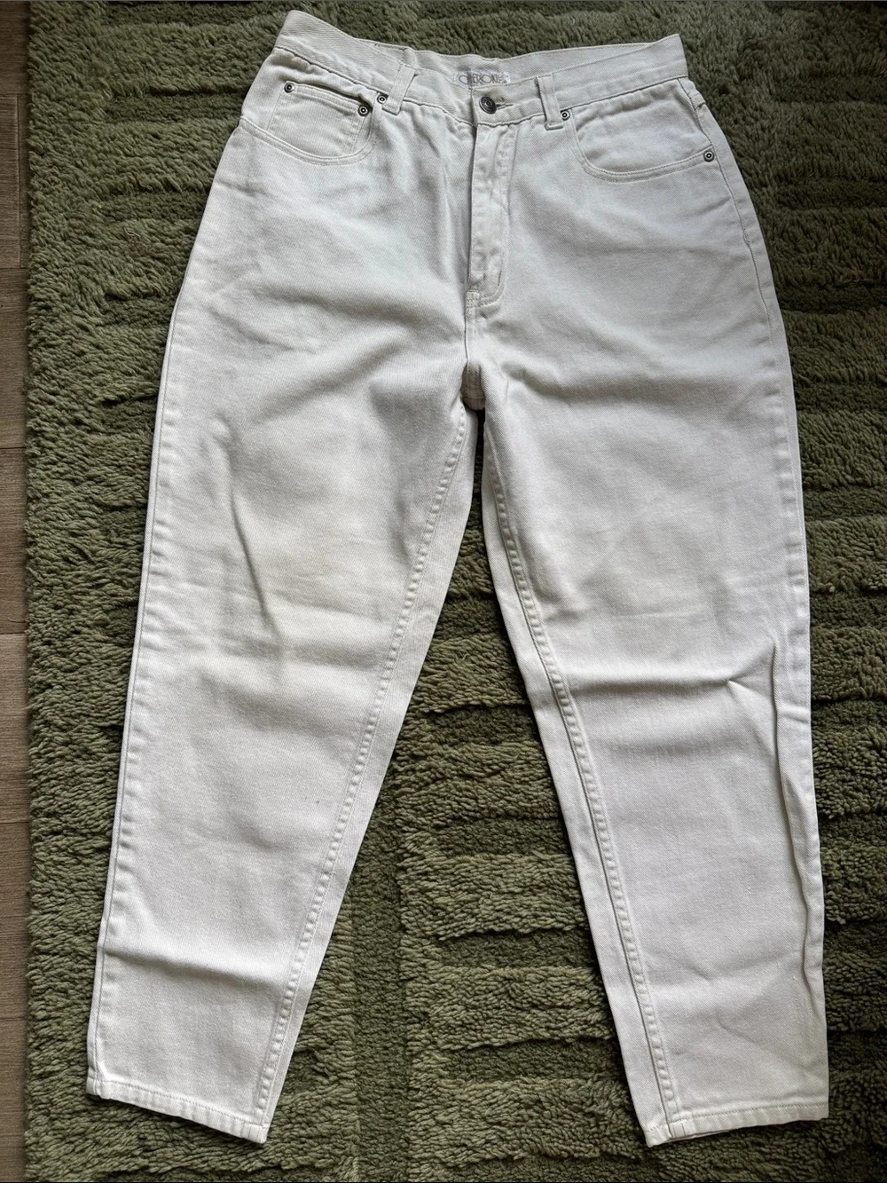 Cherokee Straight-Leg White Women’s Jeans